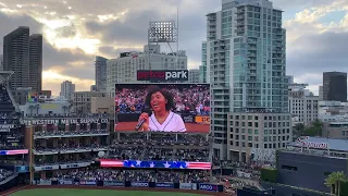 San Diego Padres intro videos plus starting lineups vs LA Dodgers