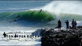 Solid Swell and Solid Wipeouts at Snapper Rocks