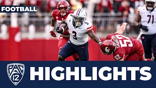 Arizona vs. No. 19 Washington State Football Highlights | 2023 Season