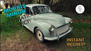 MORRIS MINOR - RUSTORATION PROJECT - INSTANT REGRET?