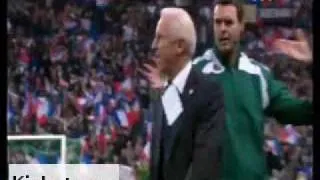 Ireland - France 1-1 Thierry Henry. A hand of God. Soccer WC-2010