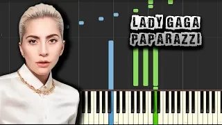 Lady Gaga - Paparazzi - [Piano Tutorial] (Synthesia) (Download MIDI + PDF Scores)