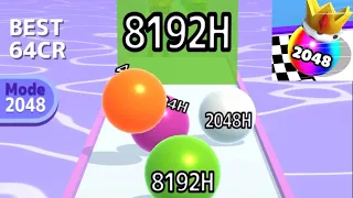 Ball Run 2048 Merge Number vs Ball Merge 2048 all levels gameplay