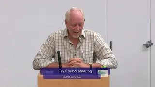 City of Bonita Springs, City Council Meeting, June 16th, 2021