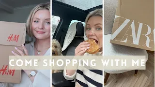 COME SHOPPING WITH ME, ZARA, H&M & OTHER STORIES HAUL AND TRY ON / NEW SPRING OUTFITS / LAURA BYRNES