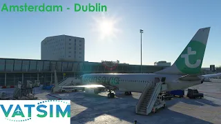 Amsterdam (EHAM) - (EIDW) Dublin / Vatsim / Real weather / PMDG 737-800