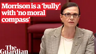 Watch full speech: Liberal senator blasts Morrison, calling PM a 'bully' with 'no moral compass'