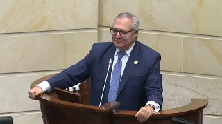 Declaraciones del presidente Iván Name, en Plenaria del Senado 7 de mayo.