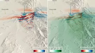 Magnitude 7.7 Earthquake Simulation on the San Andreas Fault