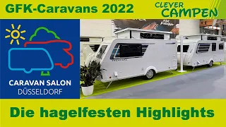 GFK-Caravans: Die hagelfesten Highlights des Caravan Salons Düsseldorf 2022 | Clever Campen