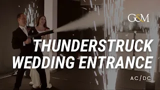 Thunderstruck Wedding Entrance at VICTORIA PARK || MC, DJ, Sparkulars, CO2 Cannon & Lighting Hire