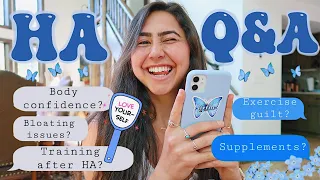 HA Q&A PT. 2 | 25+ Questions and Time Stamps! | hypothalamic amenorrhea