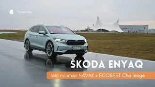 Škoda ENYAQ - test na stazi NAVAK