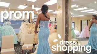 COME PROM DRESS SHOPPING WITH ME! ✨| senior year 2024 | bianca