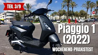 E-Roller Piaggio 1 Active (2022) 🛵 Wochenend-Praxistest Teil 3/9 | Laden des Akkus | VLOG 371