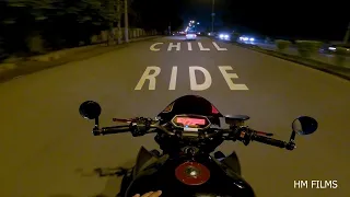 Chill Night Cruise | KAWASAKI Z1000 + AKRAPOVIC [4K]