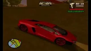 gta san andreas mod car  lamborghini aventador