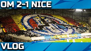 OM 2-1 OGC NICE | une AMBIANCE DE FOU dans TOUT LE VELODROME - Vlog film du match