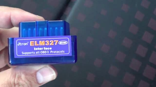 ELM327 OBD2 on Mitsubishi Colt CZT