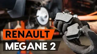 How to change rear brake pads RENAULT MEGANE 2 (LM) [TUTORIAL AUTODOC]
