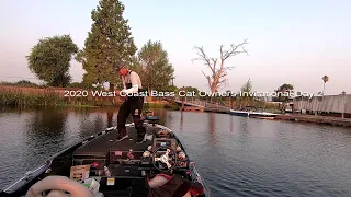 2020 West Coast Bass Cat Boats Owners Invitational Day 2.