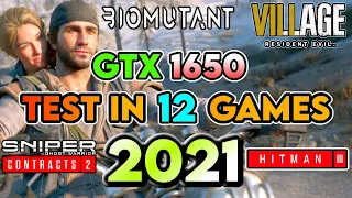 GTX 1650 & I5 9300H in 2021 || Test in 12 Games || Acer Nitro 5 Laptop || 1080p Gaming Performance