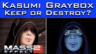 Mass Effect 2 - Should Kasumi Keep the Graybox or Destroy It???