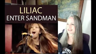 Voice Teacher Reaction to Liliac - Enter Sandman  | Metallica Cover