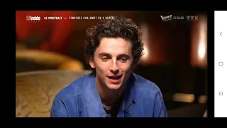 Timothée Chalamet on French show 50inside