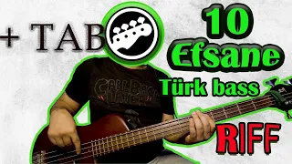 10 Efsane Türk Bass Riff + Tab