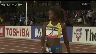 Khaddi Sagnia Triple Jump & does a little dance