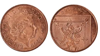 UK 2009 TWO PENCE Coin VALUE + REVIEW