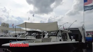 Walkthrough The Pursuit S358 Sport! @The 2021 Ft Lauderdale International Boat Show!