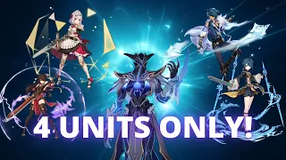 [1.5 Abyss] Floor 11 9 stars - 4 units only (duos) - No 5 stars char or weapon!