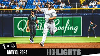 HIGHLIGHTS: Paul DeJong Homers in Second Straight Game to Lift White Sox Over Rays (5.8.24)