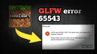 Fix glfw error 65543 minecraft tlauncher