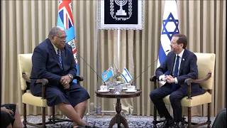 Fijian President meets Israeli Head of State
