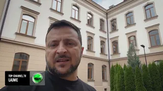 Top Channel/ Sulmet me dronë në Moskë, Zelensky bën paralajmërimin: Lufta në Rusi po vjen!