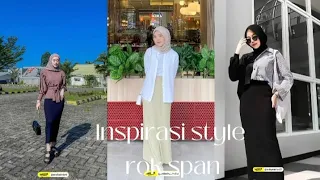 inspirasi ✨ || Style rok span buat hijabers ❤️💫.