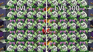 Plants vs  Zombies 2  POKRA  LVL 1 VS POKRA LVL 100 in Arena  Tournament Week 182, 5.1 million PVZ 2