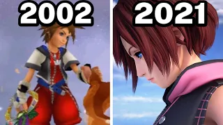 Graphical Evolution of Kingdom Hearts (2002-2021)