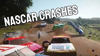 Wreckfest Crash Compilation - NASCAR Legends Mod