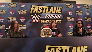 IYO SKY w/ Damage CTRL WWE Fastlane Press Conference