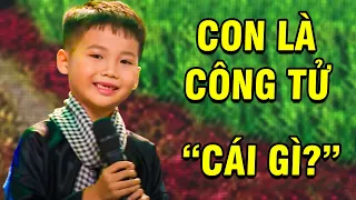 Cả Trường Quay HẾT HỒN Khi Biết Cậu Bé "CON LÀ CÔNG TỬ" Thi Hát Cực Hay 💓 TUYỆT ĐỈNH SONG CA NHÍ