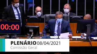 Plenário - Comissão Geral - A quebra de patentes das vacinas para o combate à Covid - 08/04/21