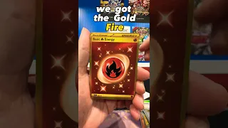 We Pulled Gold from Pokémon Obsidian Flames Pre-Release  🌟🔥 #pokemon #pokemoncards #shorts
