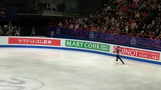 BOYANG JIN WARM-UP BEFORE FS - WORLD FIGURE SKATING CHAMPIONSHIPS 2018 - MEN FREE