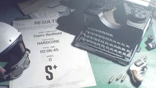 Resident Evil 2 Remake Claire "First Run" Hardcore Rank S+ (No Save)