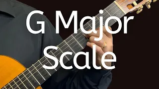 G major scale classical guitar