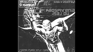 No Rest/Kaosphrénia ‎– L'uomo puma split tape [k7 - 2002]